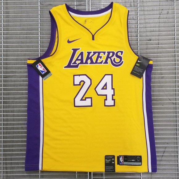 Nike | Shirts | Nike Los Angeles Lakers Kobe Bryant Jersey | Poshmark